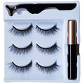 Magnetic Fake or False Eye Lashes With Magnetic Eyeliner