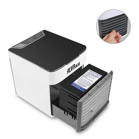 Portable Mini Air Cooler for Heat & Loadshedding (USB Powered) (purifier , humidifier, 3 in 1) 2.0: Evaporative Cooler