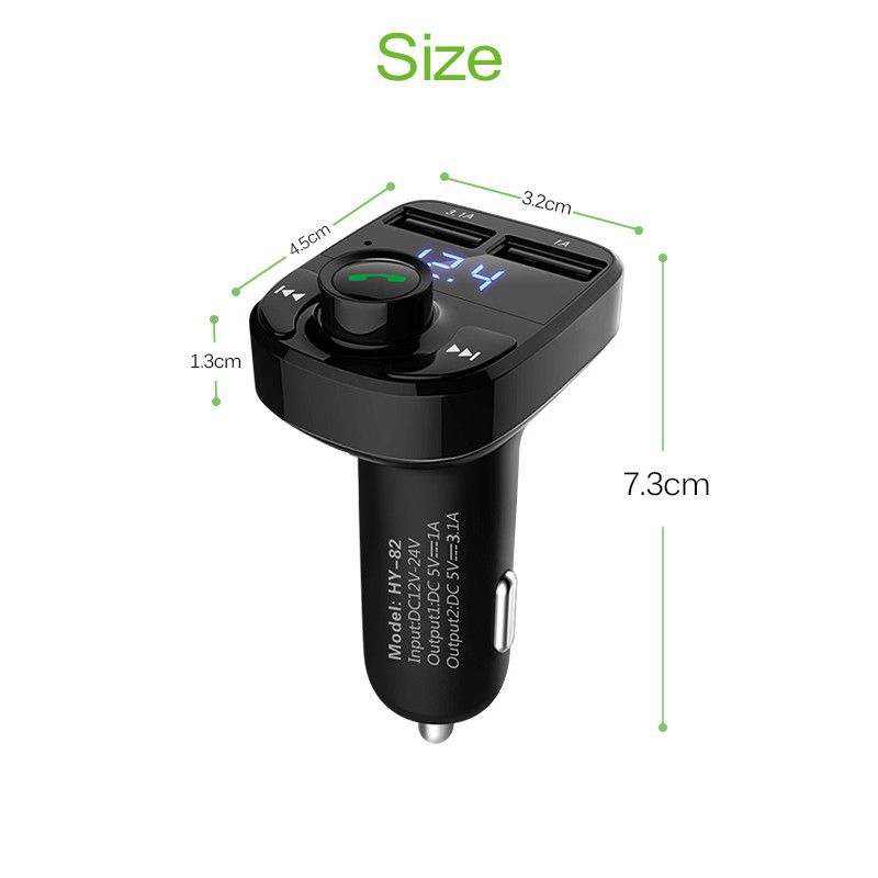Aux Handsfree Car Audio MP3 Player