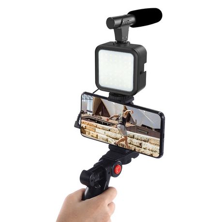 Mini Vlogging Kit with Microphone & Tripod (Content Creator Starter Pack