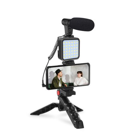 Mini Vlogging Kit with Microphone & Tripod (Content Creator Starter Pack