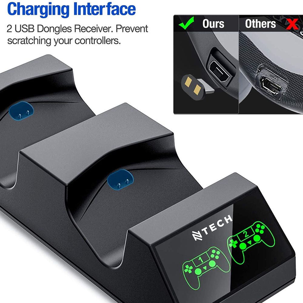PS4 Dual Controller Wireless Charging Dock