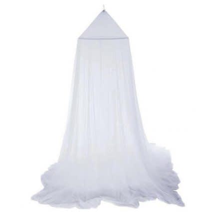 Mosquito Nets Over Bed