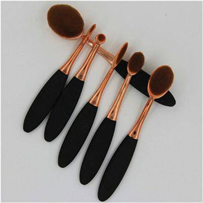 6 Pcs Oval Makeup Brush Set