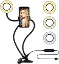 Live Stream Selfie Ring Light and Cellphone stand