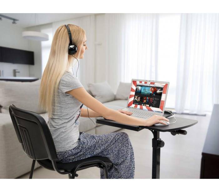 Portable Folding/Rolling Laptop Table