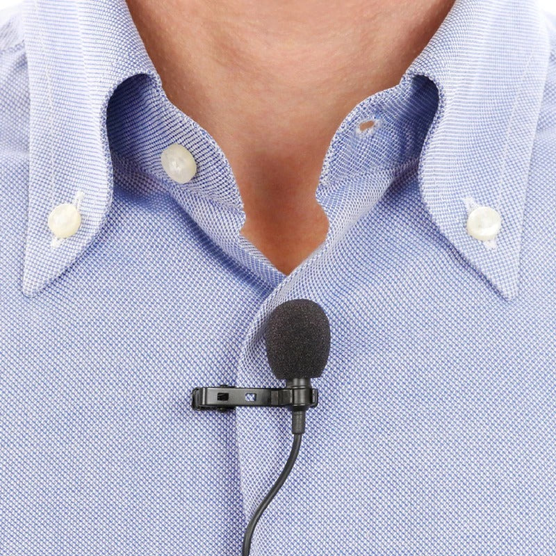 Professional Portable Type C Hands Free Lavalier Microphone