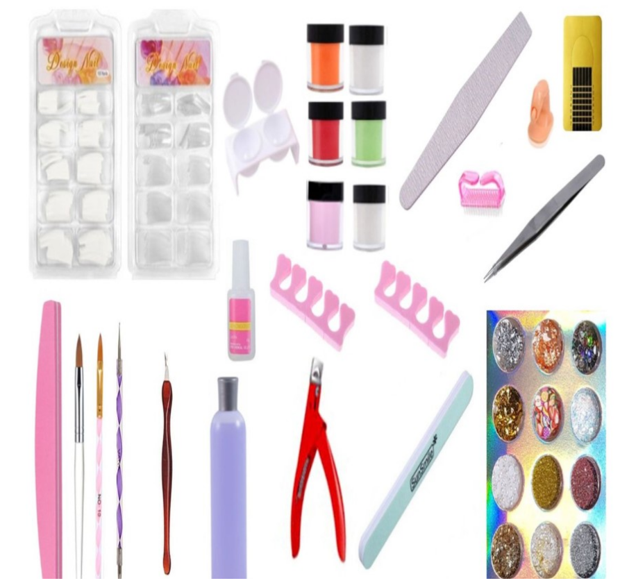 Professional Acrylic Colours Nail Kit (36 Pieces)