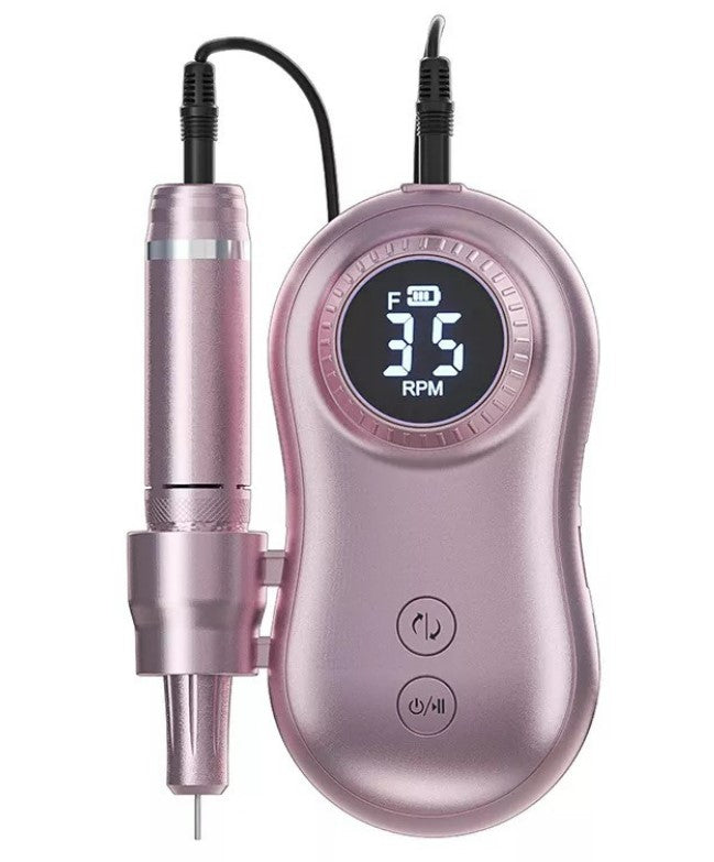 Portable Electric Nail Drill Mani/Pedi Machine (Pink)