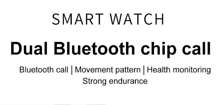 EX105 Smart Watch encoder with wireless charging payment function (Black)