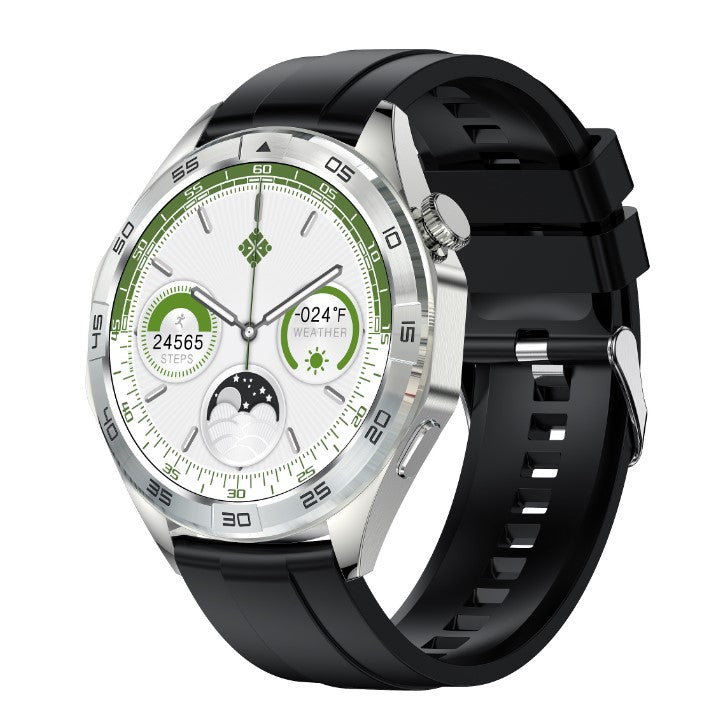 EX105 Smart Watch encoder with wireless charging payment function (Silver)
