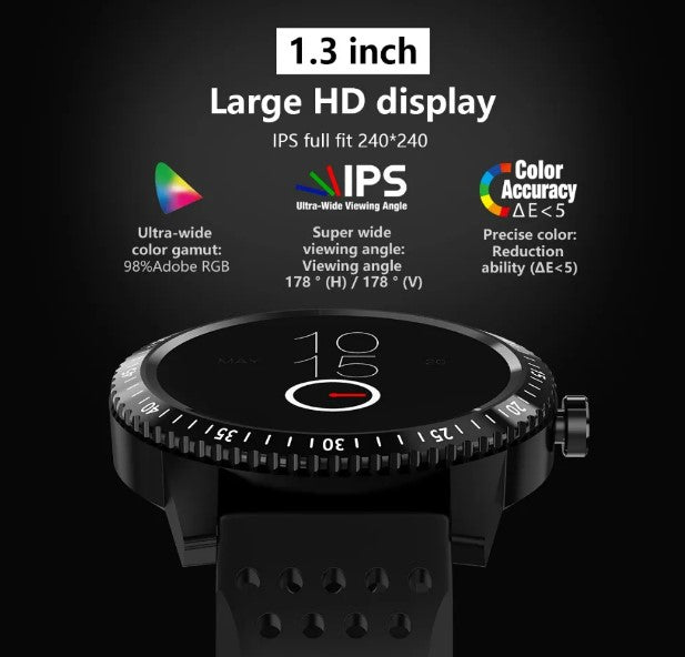 T1 Fitness Bracelet IP67 waterproof Health Monitoring Support Smart Watch - Red