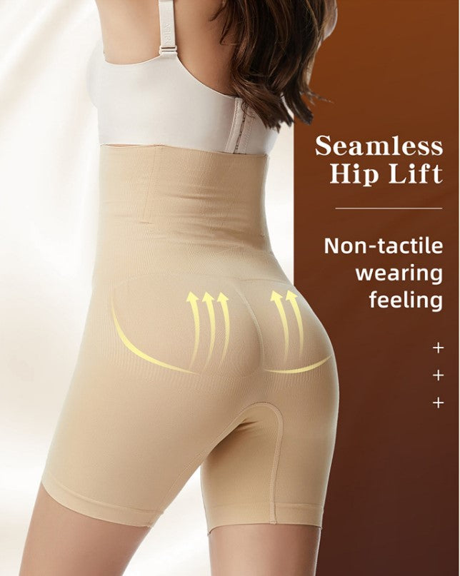 High Waist Lift Hip Corset Underwear - Grey