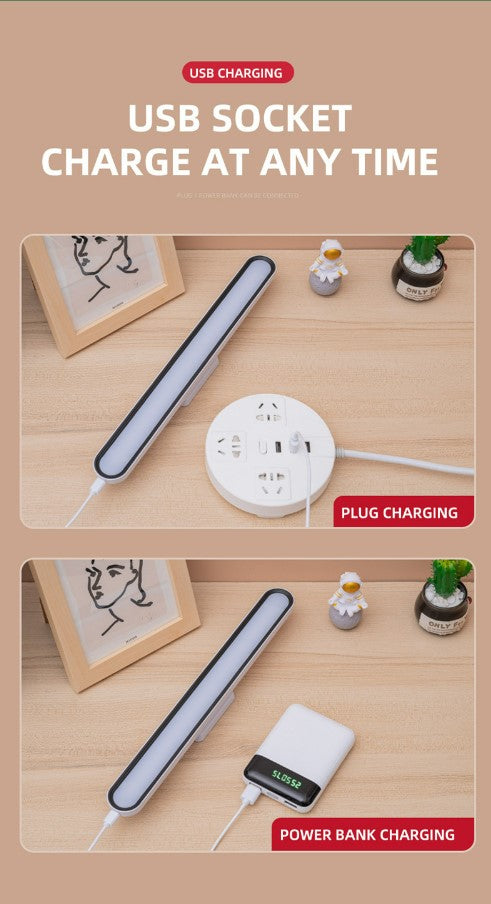 Table Lamp Led Cool Eye Protection Night Light - White
