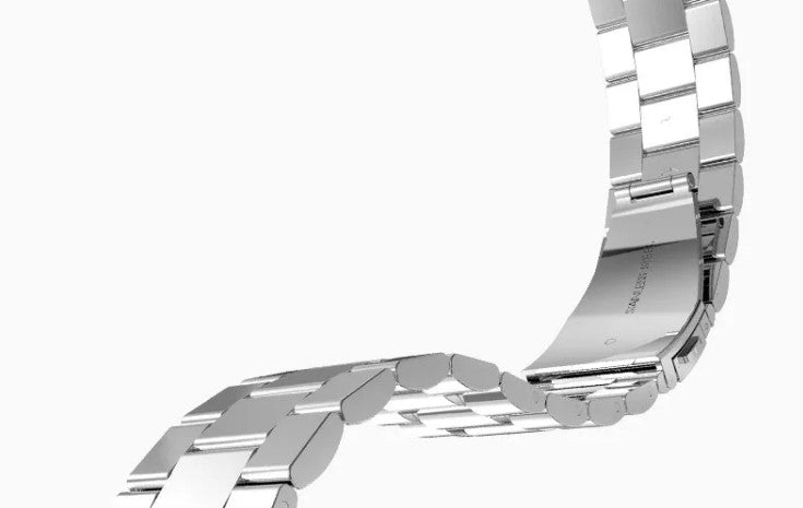 Stainless Steel Strap for Apple Watch Band 42mm - 44mm Metal Links Bracelet Smart Watch Strap - Silver
