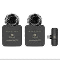 PULUZ Wireless Lavalier Microphone for Mobile Phone - 2 Type C