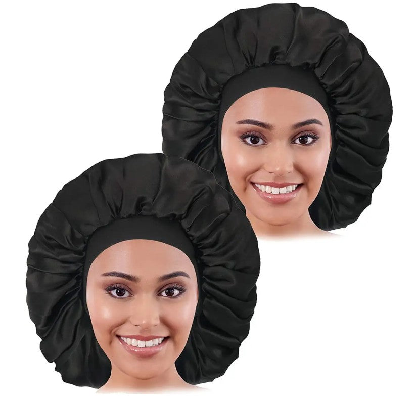 Hair Bonnet Satin (Pack Of 2)
