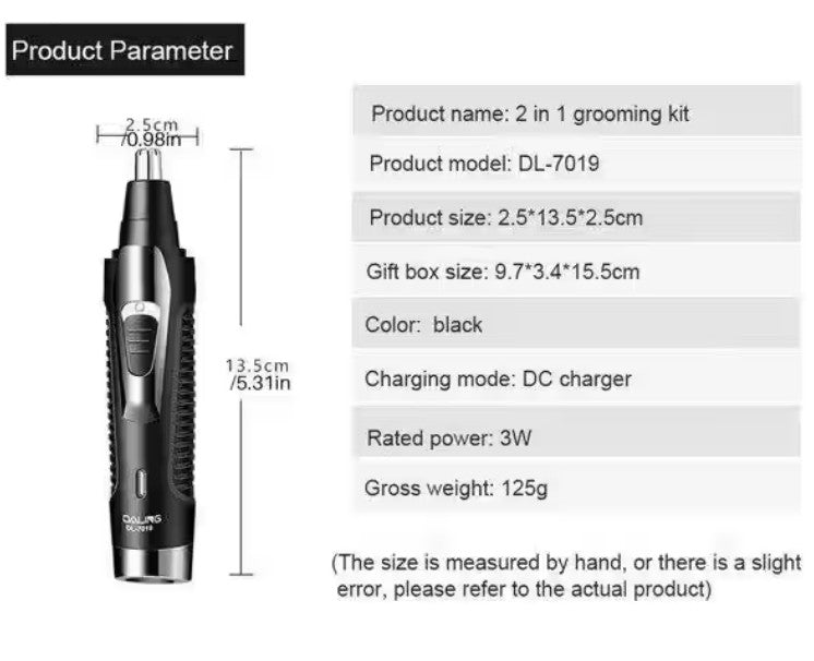 Precision Grooming Trimmer for Men (Nose, Ear & Facial Hair)